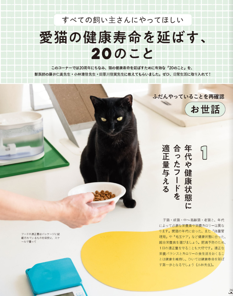 特典・ふろくのご紹介| 愛猫の健康・育て方がわかる雑誌「ねこの